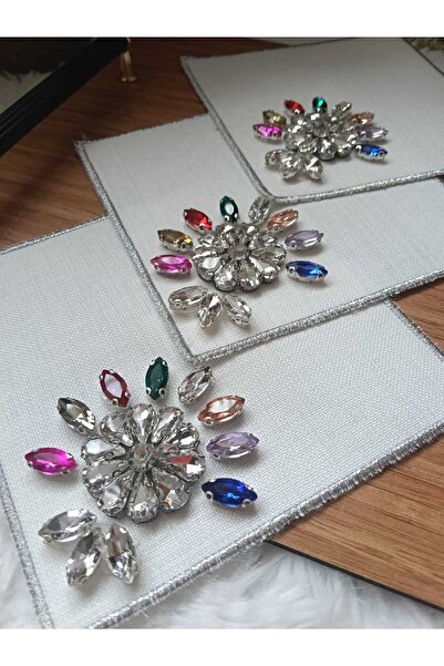 ZEYNEP ELA KAHVE YANI TAŞLI KOKTEYL SUNUM PEÇETE 3 ADET