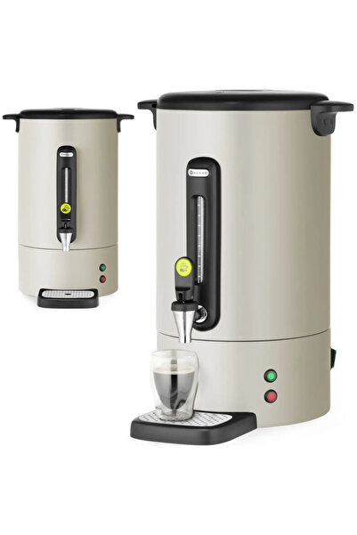 Other Aparat de cafea cu robinet și tavă de scurgere 14 l 1750 W - gri deschis