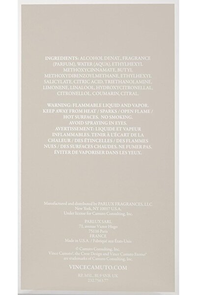 Vince Camuto Eterno for Men Eau de Toilette, 100ml