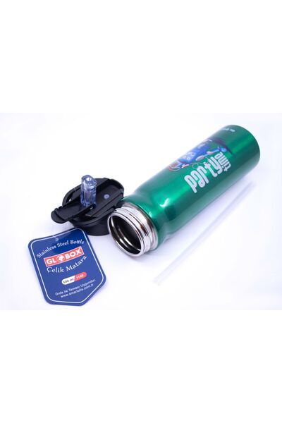 Globox Robot Patterned 304 Steel Flask 500 ml