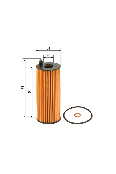 Bosch Filtru Ulei Bmw 1/3/5 2004-2019