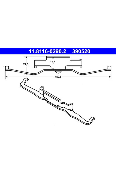 Ate Arc Etrier Frana Bmw 5/7/X3 1994-2011
