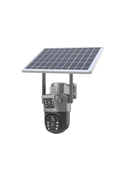 OEM Solar Surveillance Camera, 4 MP, WIFI, Grey