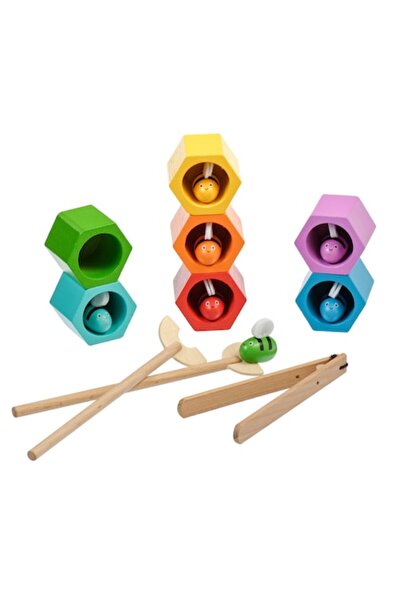 Lucy&Leo Jucarie dexteritate Lucy&Leo, Stupul cu albine, Lemn