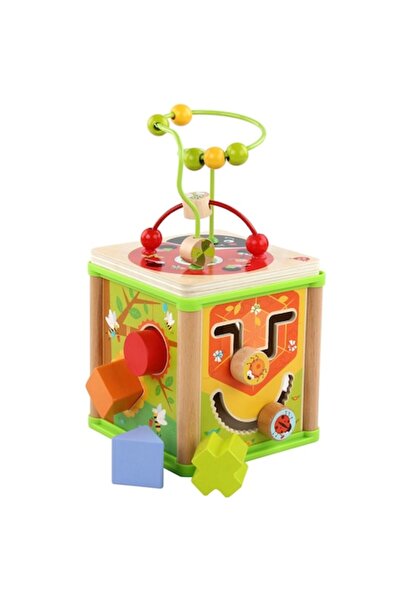 Lucy&Leo Cub educativ, Lucy&Leo, cu Multiple Activitati, Vara, Lemn