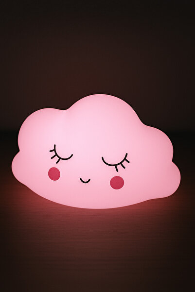 Arfseb Sıcak Işıklı Pembe Bulut Gece Lambası