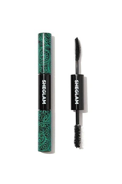 Shiglam 2-in-1 Waterproof Mascara for Thickening and Lengthening Eyelashes by Sheglam - Black