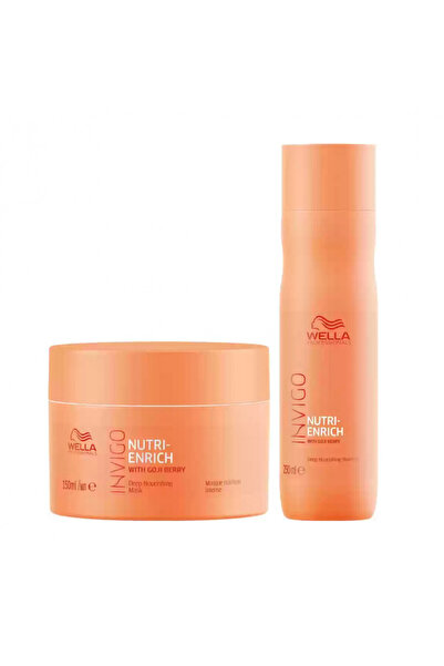 Wella Professionals Set Nutri-Enrich pentru păr uscat, șampon 250 ml + mască ...