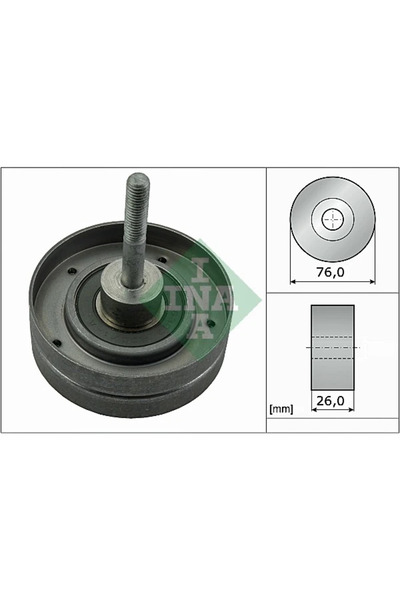FAG Rola Ghidare/Conducere Curea Transmisie Volvo 850/S70/S80 1 1995-2007