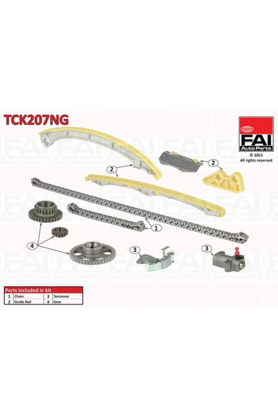 FAI AUTOPARTS Chit Lant De Distributie Partea De Jos Honda Accord 7/Civic 7/C...