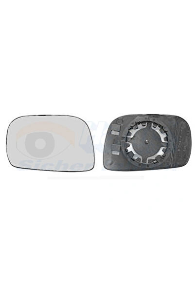 VAN WEZEL Sticla Oglinda Oglinda Retrovizoare Exterioara Dreapta Opel Agila