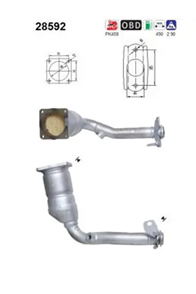 As Catalizator Peugeot 206