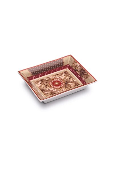 Pozzi Milano Porselen Dekoratif Tabak 19,5 x 15,5 cm