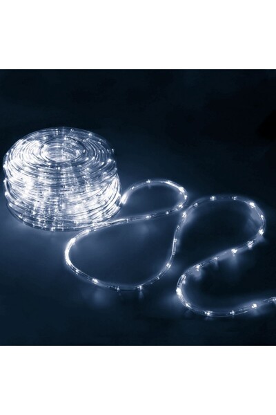 Optim Solution Χριστουγεννιάτικο φωτιστικό LED με σχοινί, 480 LED, 20m, Ψυχρό λευκό