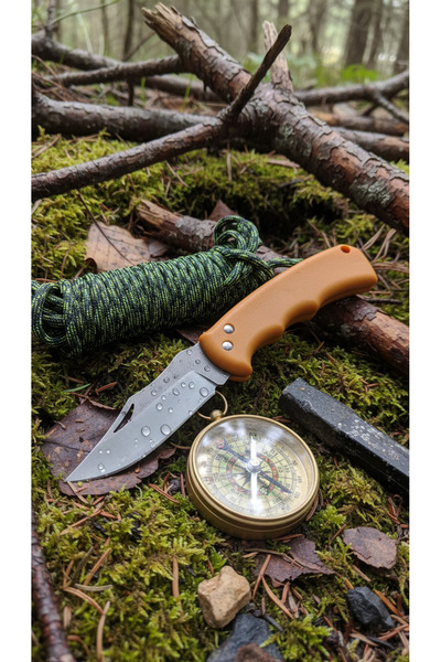 Yatağan Zeybek Kamp Çakısı: Sarı Plastik Saplı - Yüksek Performanslı, Ergonomik ve Çok Yönlü Outdoor Macera Dostu