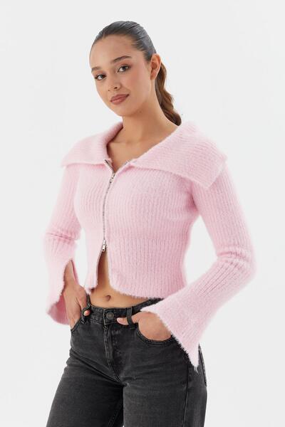 Shopping Shop Yumuşak Dokulu Bluz Hırka PEMBE