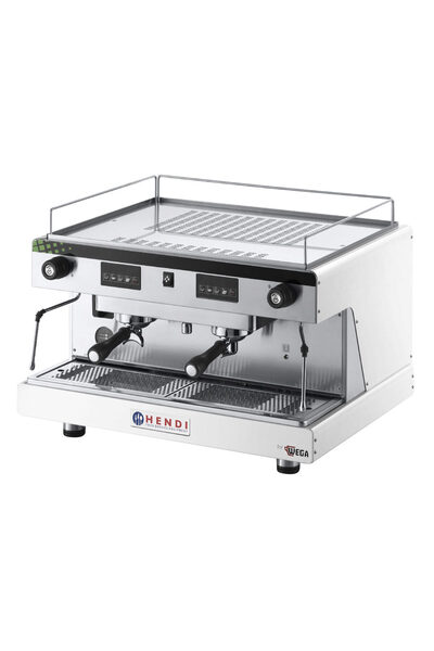 HENDI Espressor profesional Top Line de la WEGA, 3700 W, alb