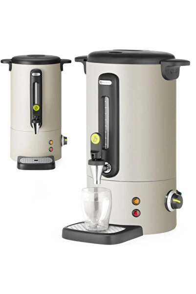 Other Fierbător de apă pentru vin fiert cu robinet și tavă de scurgere 9 l 950 W - gri deschis