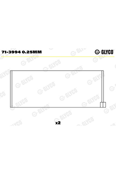 GLYCO Cuzineti Biela Alfa Romeo 156/159/166 Dr Dr 5