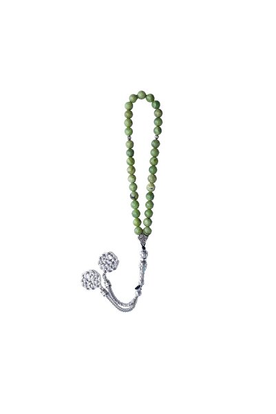 Zeynep Büyükbay Канадський нефритовий натуральний камінь для молитви, 33 штуки