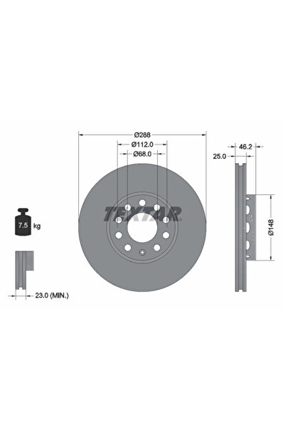 Krieger Disc Frana Audi 100 C4/A4 B5/A6 C4