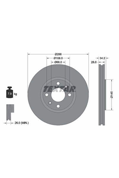 Krieger Disc Frana Citroen C5 1/C5 2/Xantia