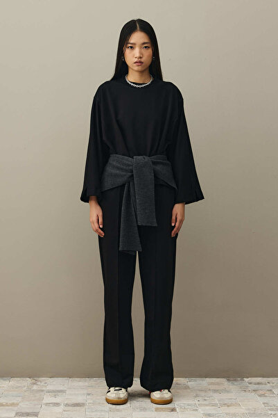 Fahhar Square Piece Scarf Anthracite