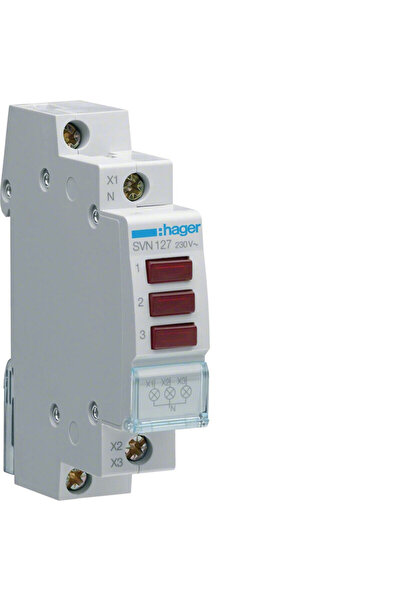 Other Lampă LED cu semnalizare triplă roșie, 230 V CA, protecție IP20