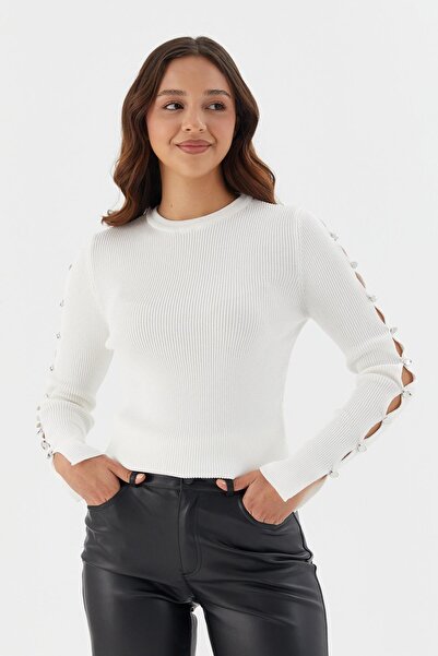 Shopping Shop Bluză cu mâneci lungi EKRU