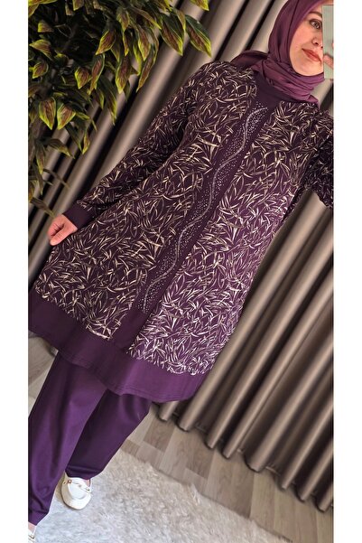 Elmas Tesettür Îmbrăcăminte pentru femei Set Samira cu model în dungi