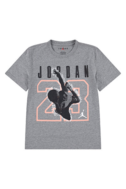 Nike ΠΑΙΔΙΚΟ ΜΠΟΥΜΕΛΟ ΑΠΟ ΒΑΜΒΑΚΙ JORDAN GRAY 95F218