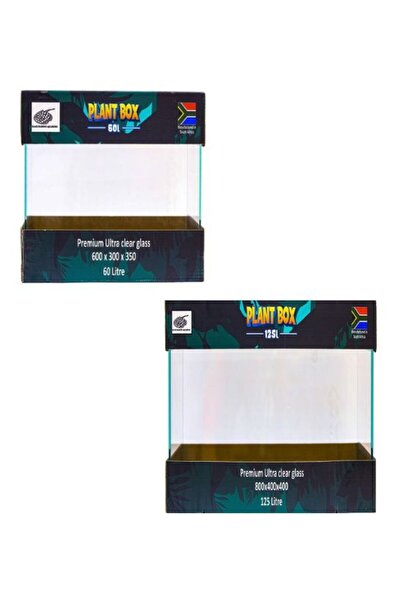 EXOTIC AQUARIUMS حوض نباتات زجاجي 60-125 لتر