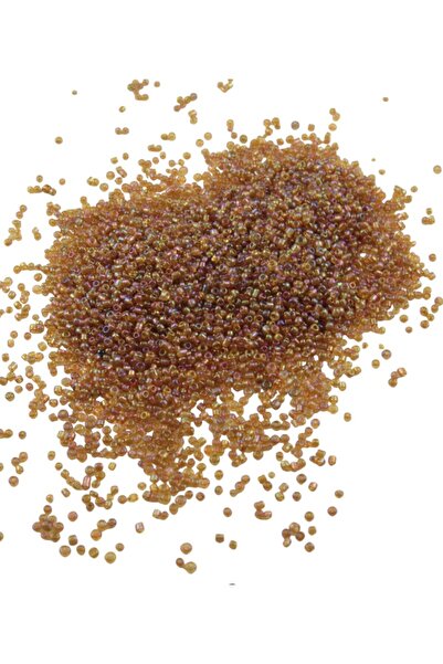 Serhat Aksesuar ve El İşçilik 08 خرز رملي بلونين عسلي 3 مم (100 جرام 6000 قطعة)