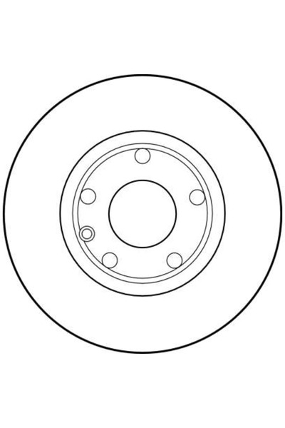TRW Brake Disc Set Vw Transporter T4 Bus/Transporter T4 Body/Transporter T4 P...