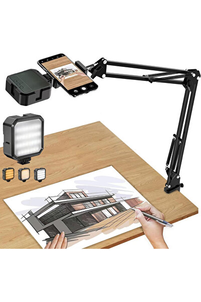 Coverzone Üstten Çekim Tripod CZ45 - 360° Döner, Katlanabilir Stand, Video & ...