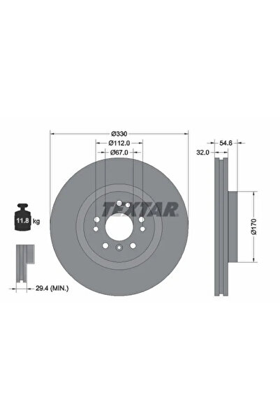 Krieger Disc Frana Mercedes-Benz M-Class/R-Class