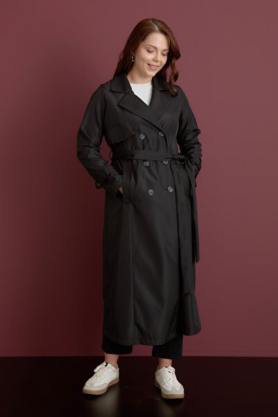 FATMA DANIŞMAN Rüzgarlık Detaylı Trençkot