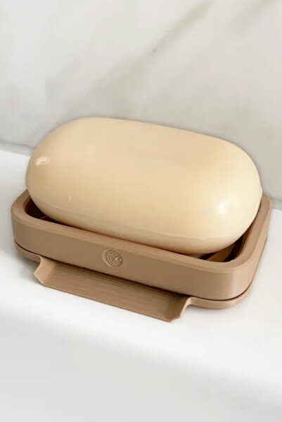 Genç 3D Dozator de săpun cu recipient cu picurător – Organizator de baie mode...