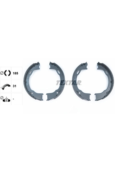 TEXTAR Set Saboti Frana Frana De Mana Jeep Cherokee 2001-2008