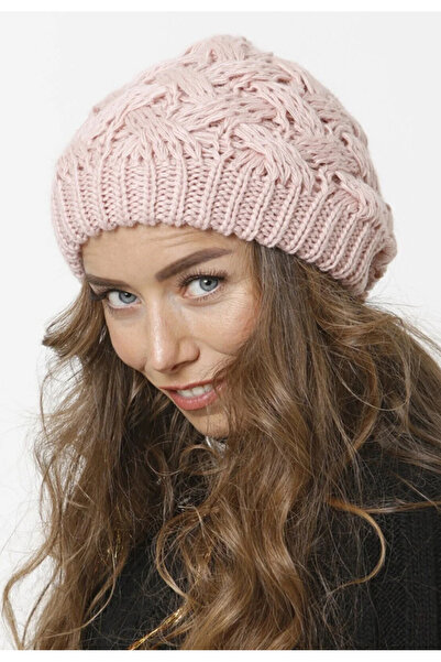 laviyonsa Knitted Knitwear Winter Beanie with Visor Lining