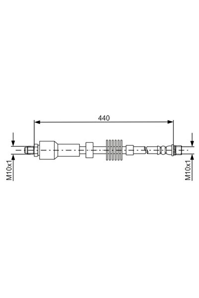 Bosch Furtun Frana Citroen C4 2/DS4 Ds Ds 4 / Ds 4 Crossback