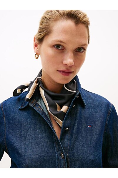 Tommy Hilfiger TH HERITAGE SCRIPT SILK SCARF