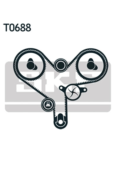 SKF Timing belt set TOYOTA AVALON sedan (_X2_) 1999-2005
