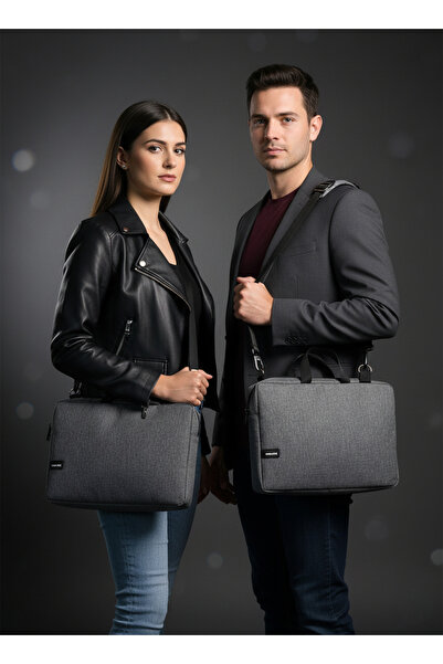 Moserini Omuz Askılı, Çok Bölmeli iPad Pro 6.Nesil 12.9”/ 7.Nesil 13”/ Air M2 ile Uyumlu 13” Tablet Çantası