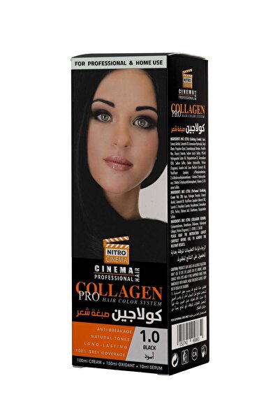 NITRO CANADA صبغة شعر نيترو سينما كولاجين برو أسود 1.0
