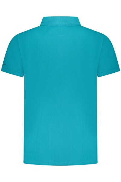 Trussardi Men's polo shirt, with graphic print, Regular fit, Azure