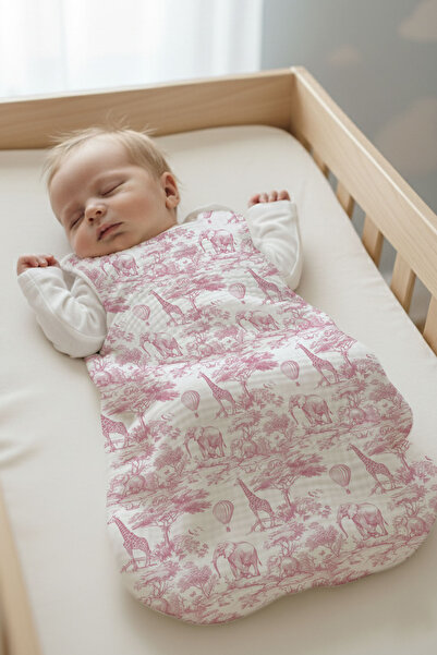 Tuğba Kuğu 4 Layer Muslin Baby Sleeping Bag (0-18 Months) - Limited 21 Series