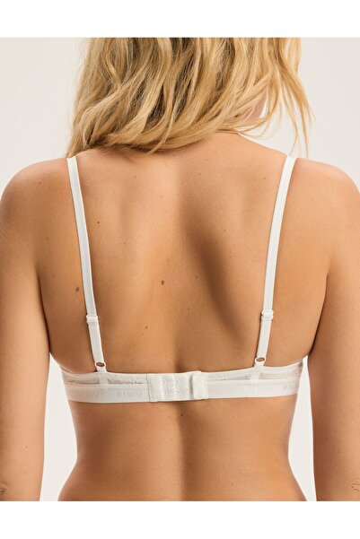 ESOTIQ Sutien push-up BLOOVII cu armătură, bandă interioară din dantelă florală și logo | Corissa