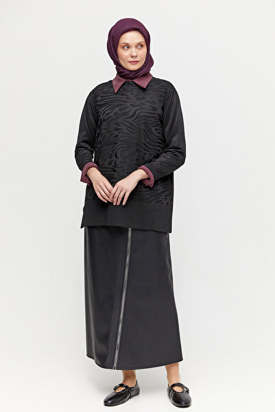 Setrms Karma Desenli Triko Tunik