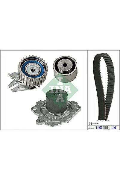 FAG Set Pompa Apa + Curea Dintata Alfa Romeo 156/166 Fiat Marea